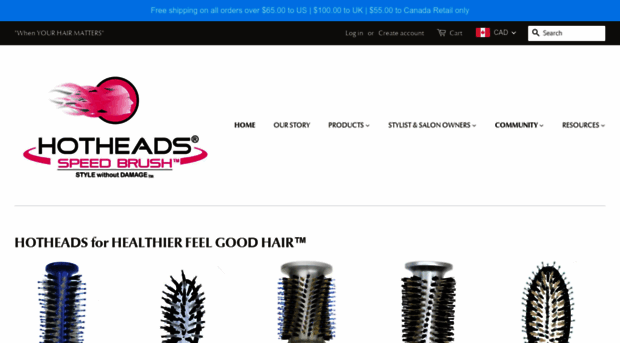 hotheadshairbrush.com