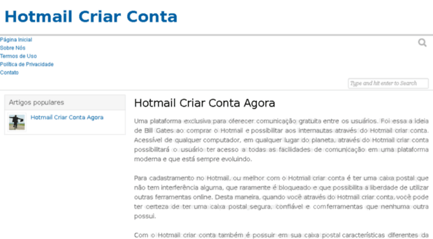 hotmailcriarconta.org