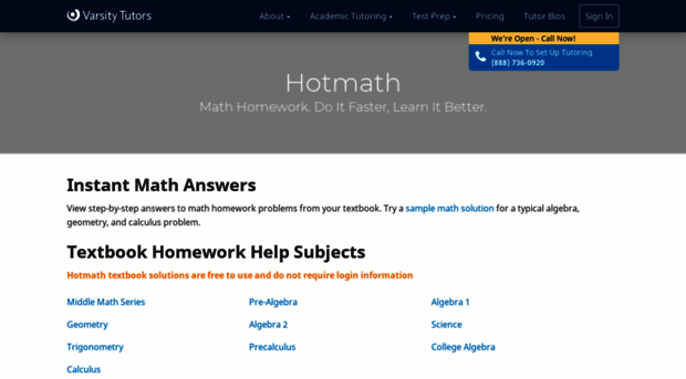 hotmath.com