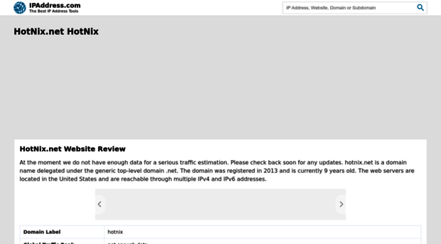 hotnix.net.ipaddress.com