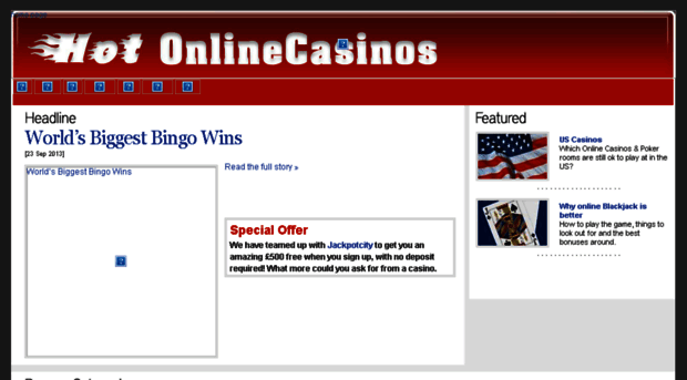 hotonlinecasinos.com