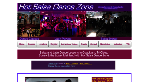 hotsalsadancezone.com