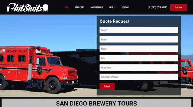 hotshotsbrewerytours.com