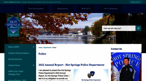 hotspringspolice.com