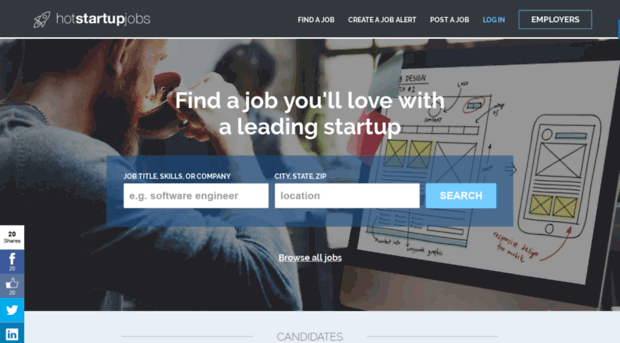 hotstartupjobs.com