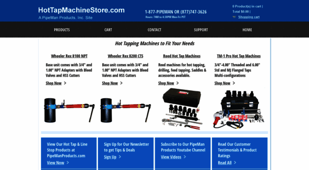 hottapmachinestore.com
