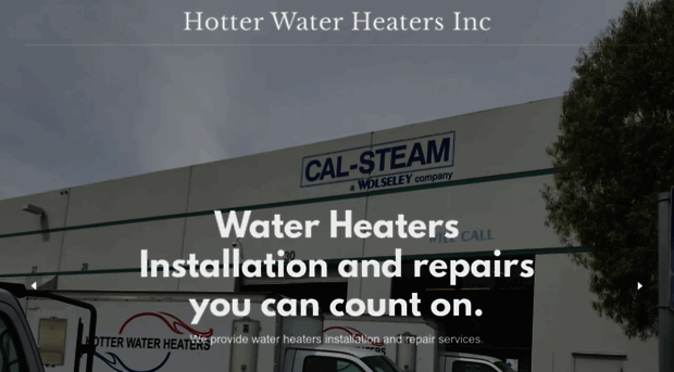 hotterwaterheaters.com