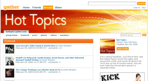 hottopics.gather.com