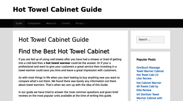 hottowelcabinetguide.com