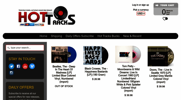 hottracksmusicstore.com