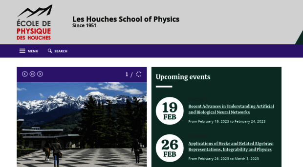 houches-school-physics.com