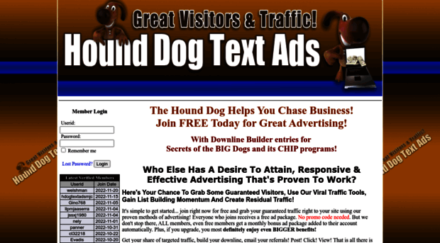 hounddogtextads.club