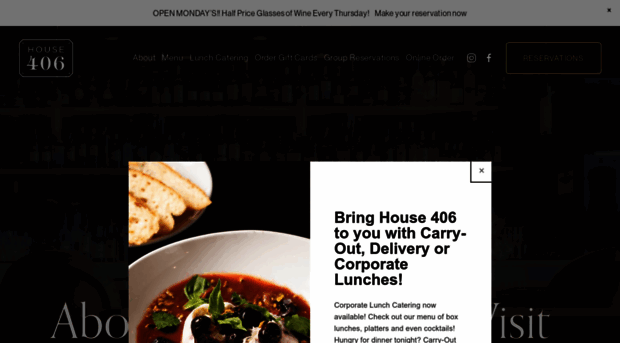 house406restaurant.com