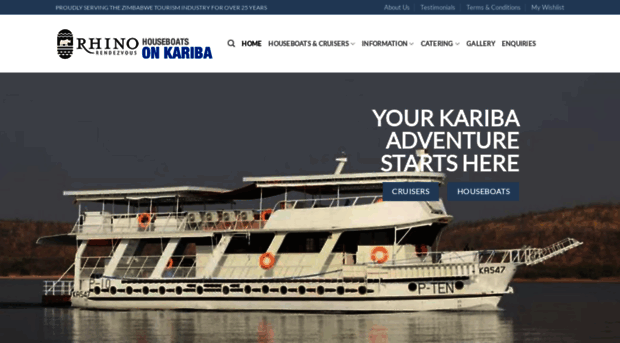 houseboatsonkariba.com