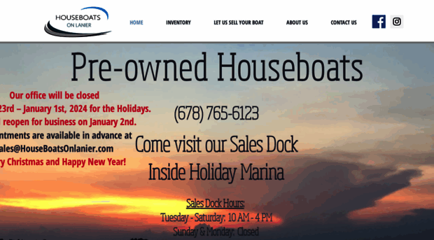 houseboatsonlanier.com