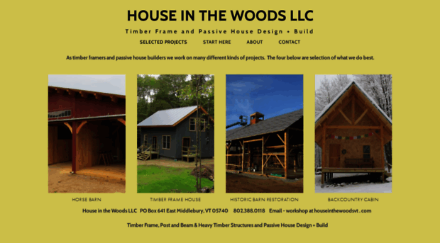 houseinthewoodsvt.com