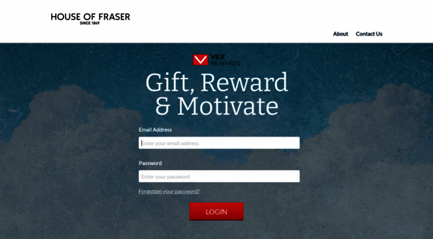 houseoffraser.vexrewards.com