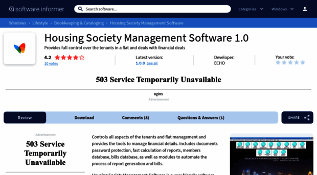 housing-society-management-software.software.informer.com