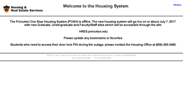 housing.princeton.edu