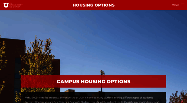 housingoptions.utah.edu