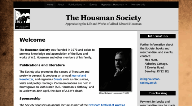 housman-society.co.uk