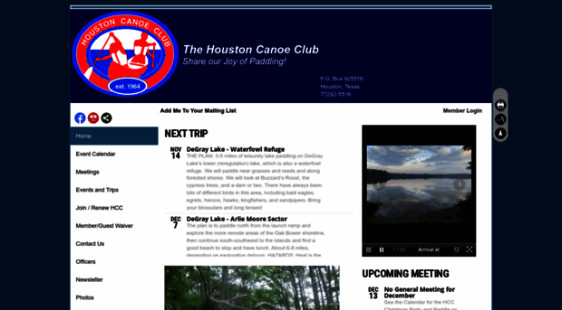 houstoncanoeclub.org