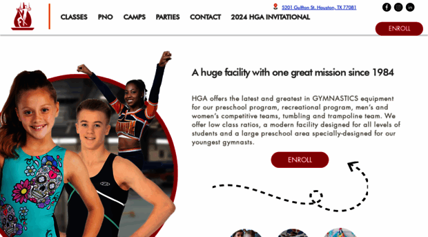 houstongymnastics.com