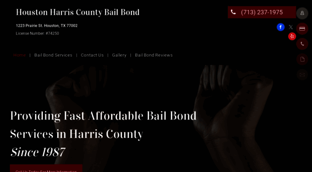 houstonharriscountybailbonds.com