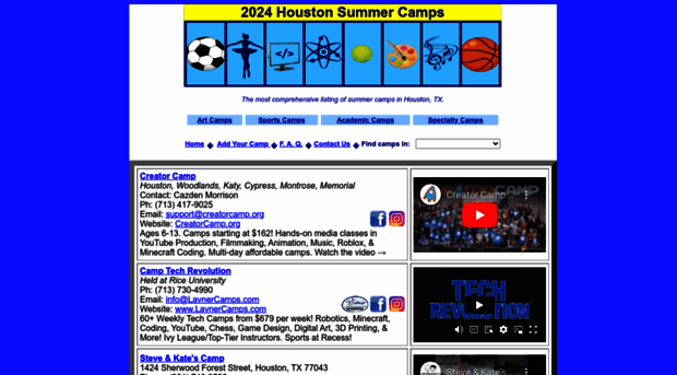 houstonsummercamps.org