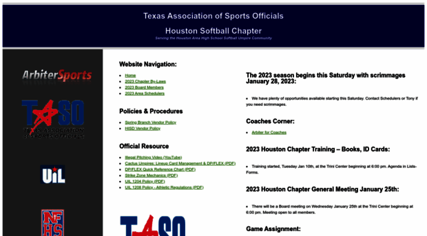houstontasosoftball.org