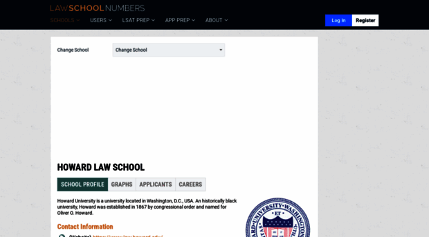 howard.lawschoolnumbers.com