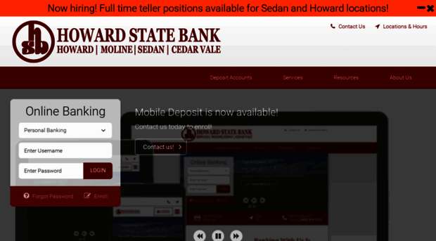 howardstatebank.com