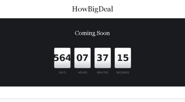 howbigdeal.com