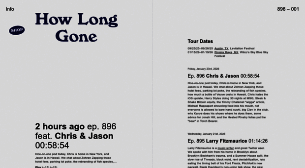 howlonggone.com