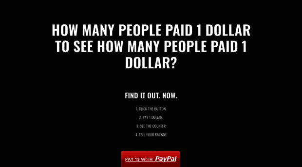 howmanypeoplepaid1dollartoseehowmanypeoplepaid1dollar.com