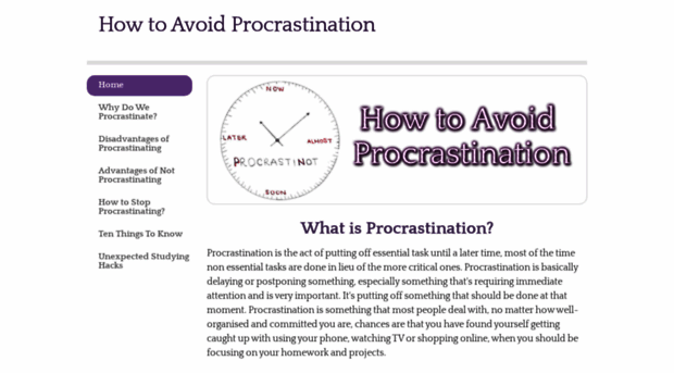 howtoavoidprocrastination.weebly.com