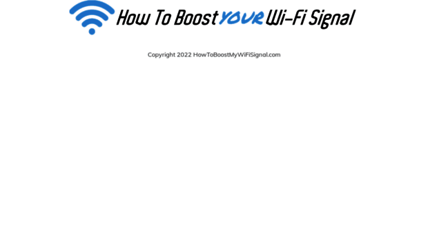 howtoboostmywifisignal.com