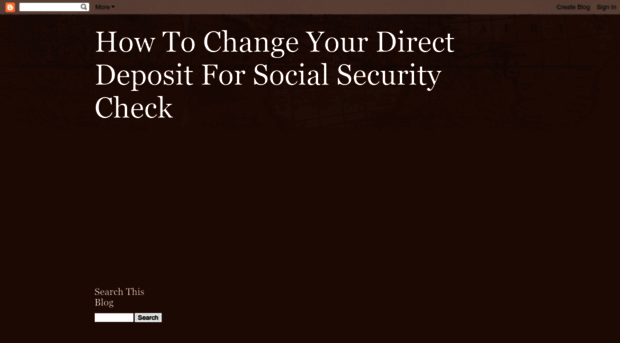 howtochangeyourdirectdepositforsocial.blogspot.com