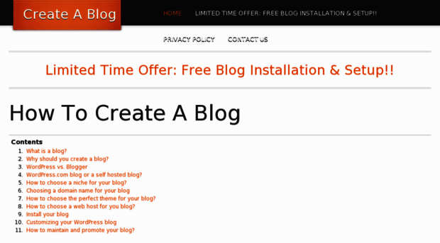 howtocreateablog.in