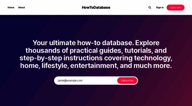 howtodatabase.pro