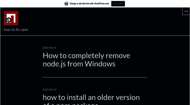 howtofixnpm.wordpress.com