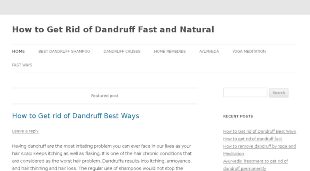 howtoget-ridofdandruff.com