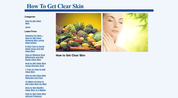 howtogetclearskin.com