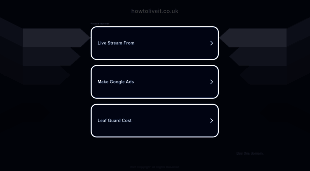 howtoliveit.co.uk