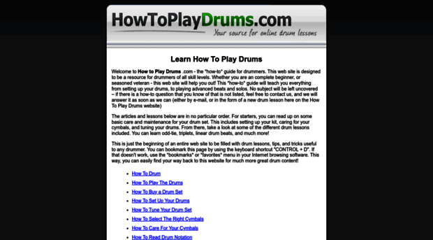 howtoplaydrums.com