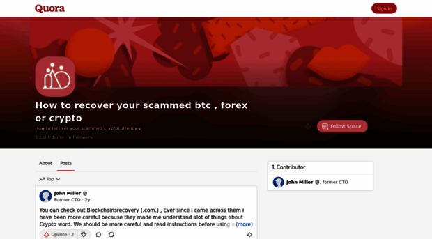howtorecoveryourscammedbtcforexorcrypto.quora.com