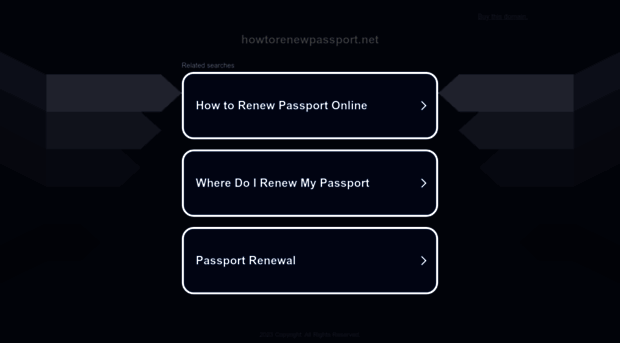 howtorenewpassport.net