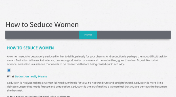 howtoseducewomen.jigsy.com