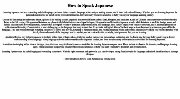 howtospeak-japanese.com