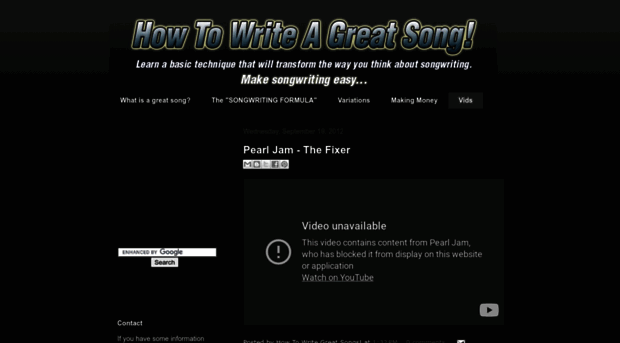 howtowritegreatsongs.blogspot.com